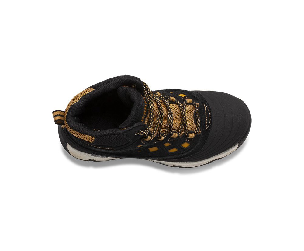 Botas Criança - Merrell Thermoshiver 2.0 Waterproof - Pretas/Marrom - AIH372648